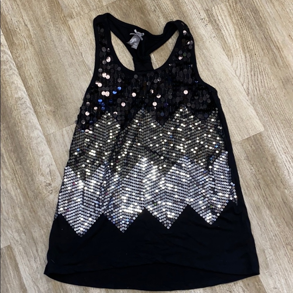 Vanity Sequin Tank Top